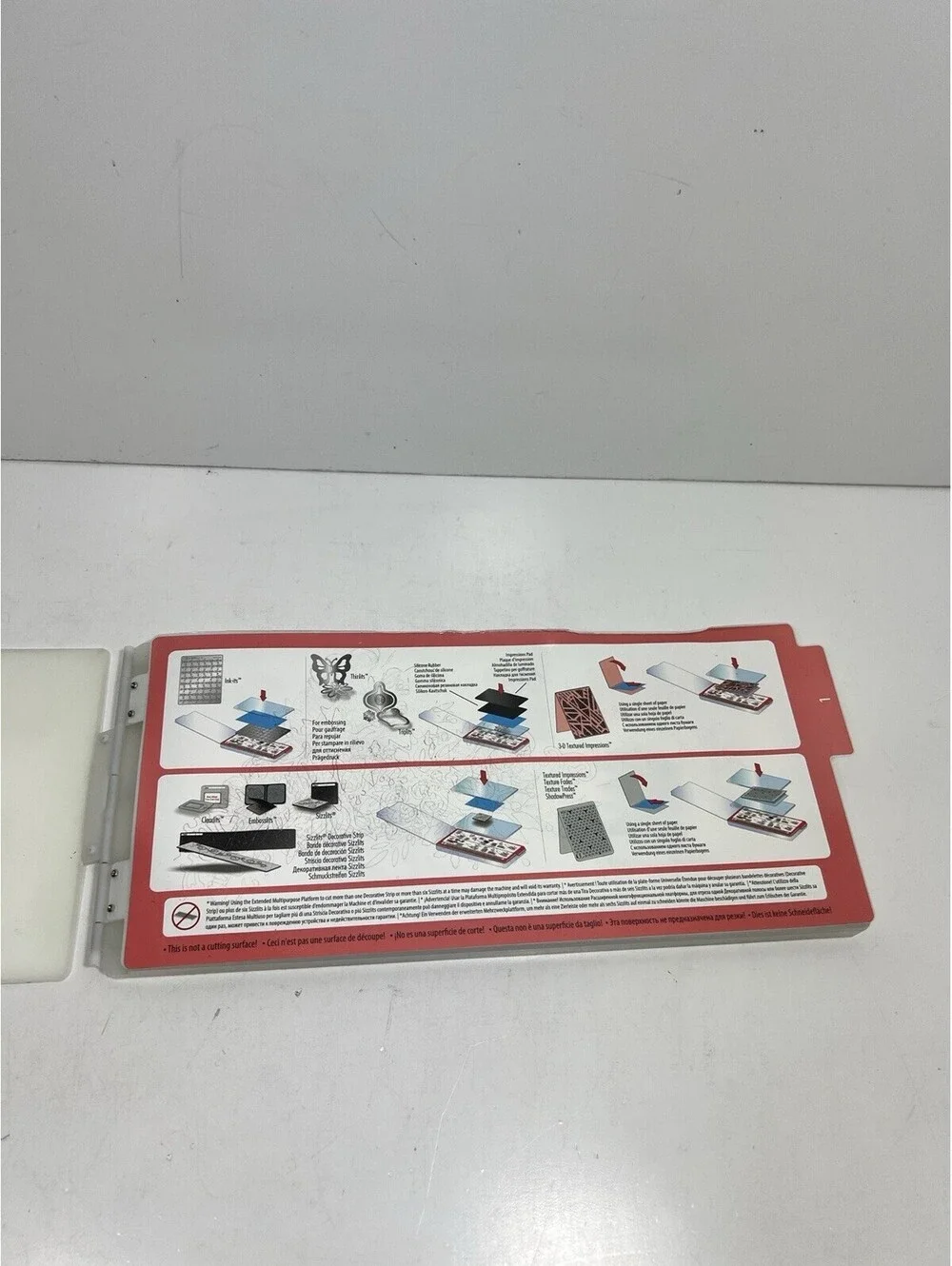 Sizzix Extended Multipurpose Platform 658992 Big Shot Scrapbooking Card Making